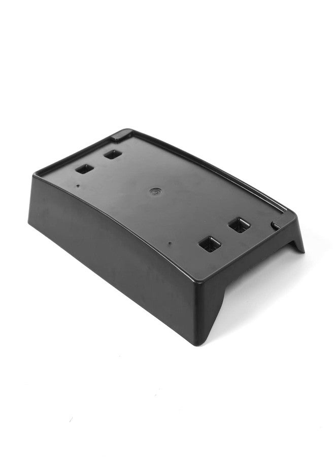 Jimen حامل لوحة ترخيص أمامي متوافق مع سيارات جيب رانجلر JL JLU وجلادياتور JT موديلات 2018-2025 (أسود) - Image 3